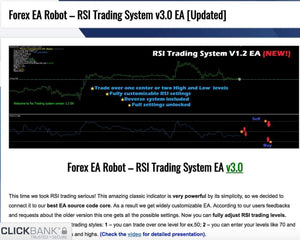 RSI Trading System & EA v3.0